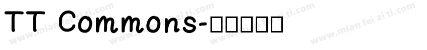 TT Commons字体转换